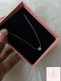 Silver Zircon Necklace